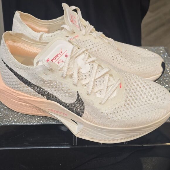 Nike Vaporfly 3 Road Racibg Shoe- Sail/Crimson/Tint/Guava Ice/Black - Picture 12 of 14